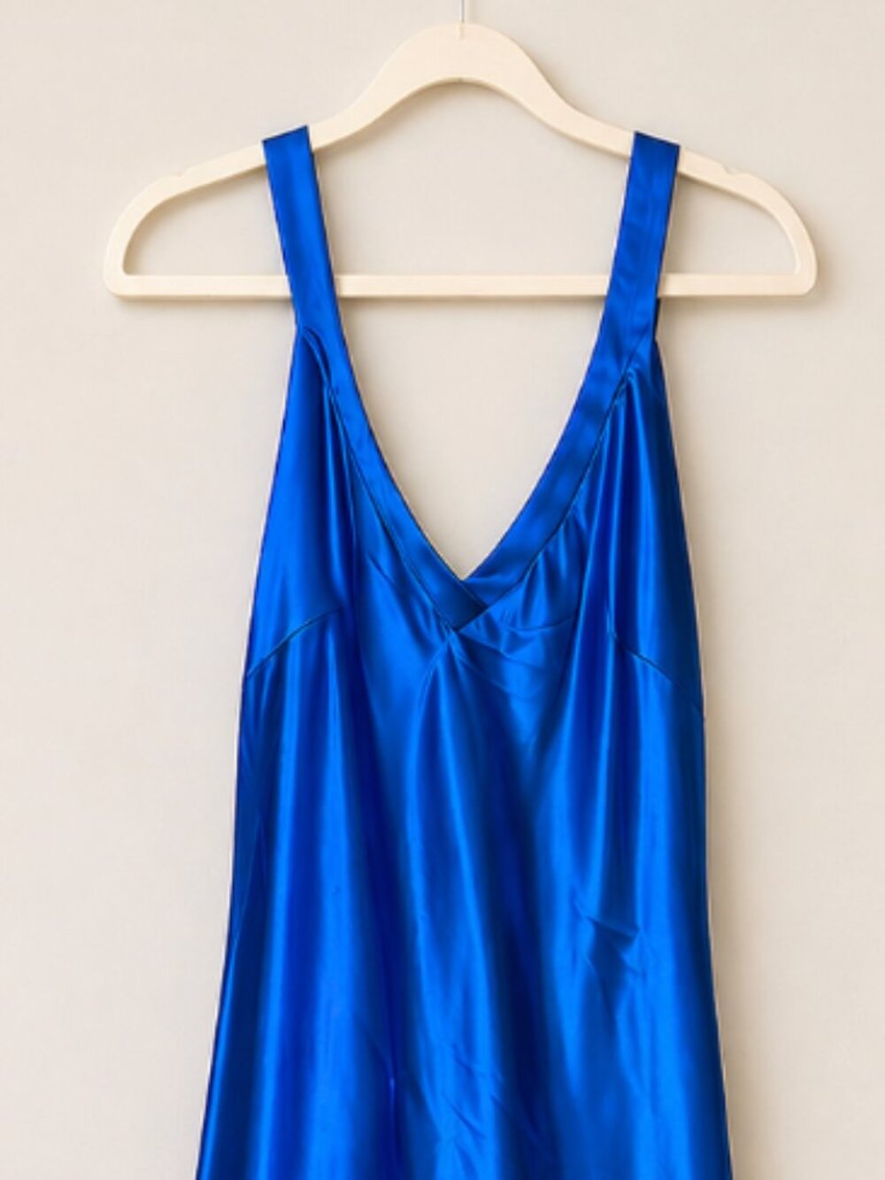 Lulu's Satin Strappy Maxi Dress